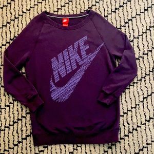 Nike long sweatshirt size M